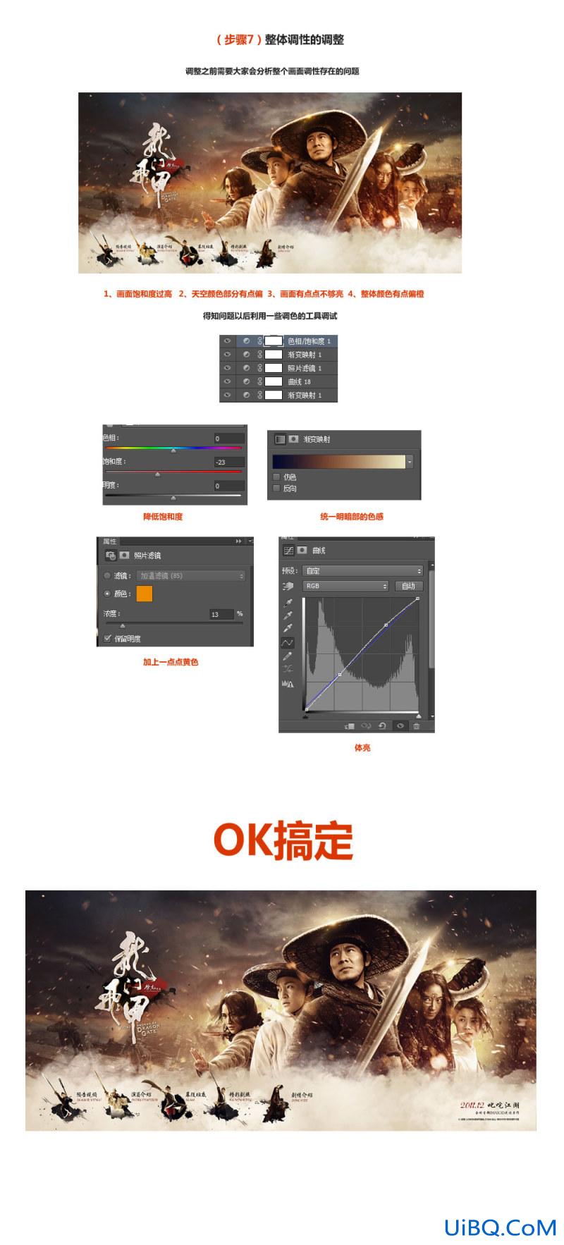 电影主题海报，ps制作电影海报设计思路和教程