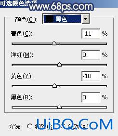 ps给池塘边的人物图片加上梦幻的蓝黄色