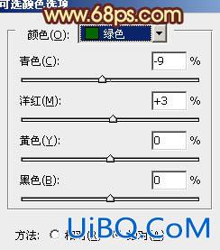 ps打造柔和的橙绿色外景图片