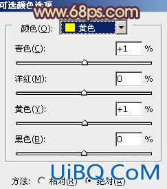 ps给公园MM图片添加柔和的古典橙黄色