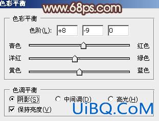 ps打造柔和的暖褐色草地人物图片