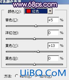 ps调出草地MM图片柔和紫红色