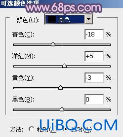 ps调出草原人物图片梦幻的蓝红色