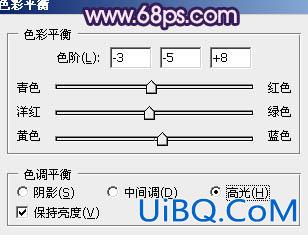 ps调出草地MM图片柔和紫红色