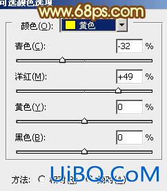 ps调出公园MM图片柔美的粉黄色