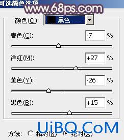 ps调出室内人像图片淡淡的黄灰色