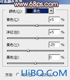 ps打造古典紫褐色荒原婚片