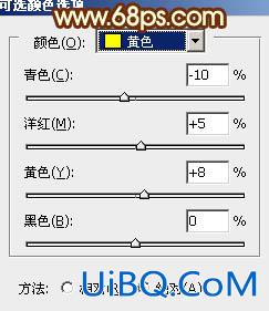 ps非主流橙黄色外景图片