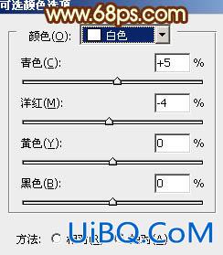 ps非主流橙黄色外景图片