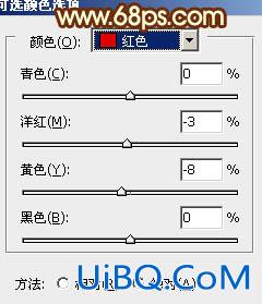 ps非主流橙黄色外景图片