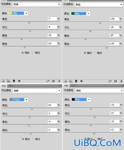 ps打造复古的黄绿色外景人像效果