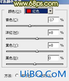 ps调出树林MM图片甜美的黄绿色