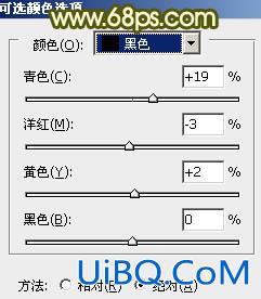 ps调出树林MM图片甜美的黄绿色