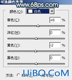 ps调出外景MM图片甜美的古典暗青色