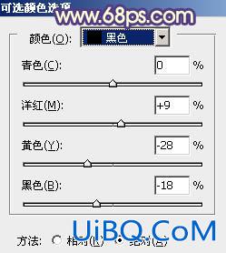 ps给外景人物图片添加柔和的蓝黄阳光色