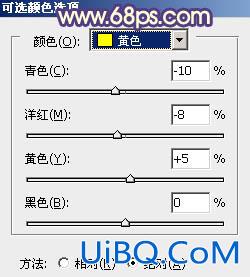 ps给外景人物图片添加柔和的蓝黄阳光色