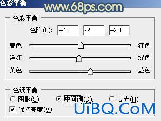 ps打造淡淡的古典青黄色外景MM图片