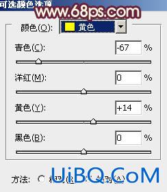 ps调出草地MM图片淡淡柔美的红绿色