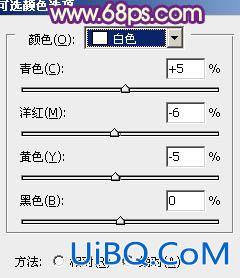 ps调出外景MM图片淡淡甜美的青紫色