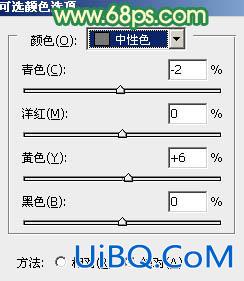 ps非主流温馨柔和的黄绿色