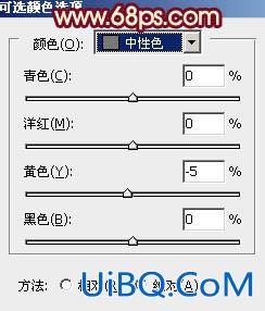 ps调出树林MM图片甜美的青绿色