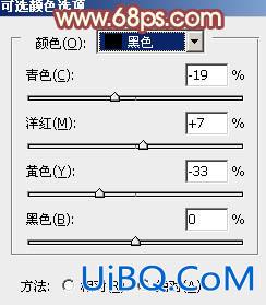 ps调出外景MM图片甜美的淡红色