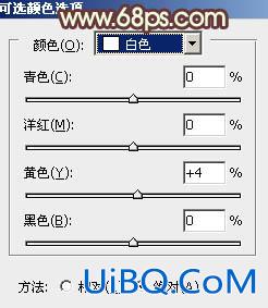 ps给外景MM图片添加淡淡的青黄蜜糖色