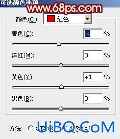 ps调出树林MM图片甜美的青绿色