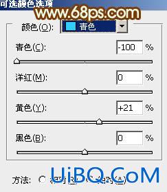 ps给河边的情侣添加甜美的橙褐色