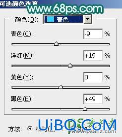 ps美女照片后期调色：给绿树下的清纯女孩儿调出唯美的橙黄色