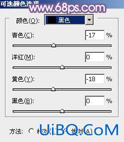 ps给旷野MM图片加上淡蓝韩系色彩