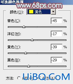 ps非主流情侣青黄色调教程