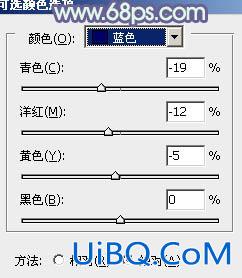 ps非主流韩系淡蓝色色彩教程