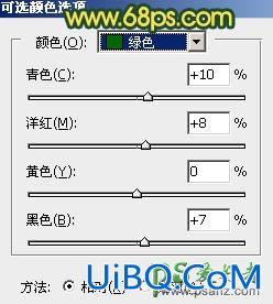 PS给街景上自拍的可爱女孩儿生活照调出温暖的阳光青色调