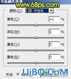 PS给街景上自拍的可爱女孩儿生活照调出温暖的阳光青色调