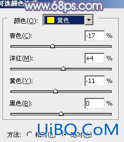 ps青黄色非主流图片