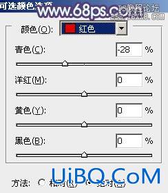 ps通道替换调窗边非主流MM色调