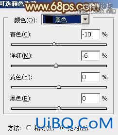 ps暗橙色风格调色教程