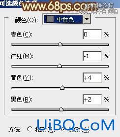 ps暗橙色风格调色教程