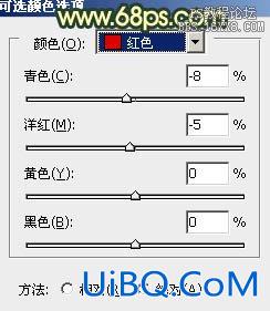 ps非主流柔和暗调橙青色