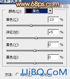 ps暗橙色风格调色教程