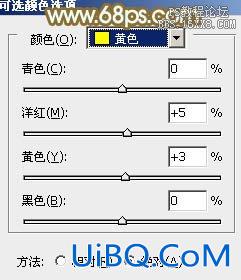 ps调出青黄色非主流色