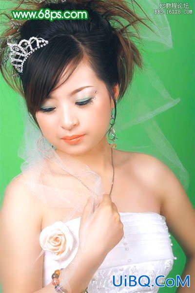 ps非主流婚纱美女