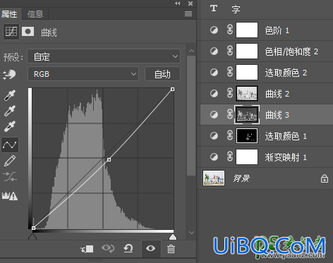 PS给浪漫的情侣外景婚纱照调出清新柔和的色彩