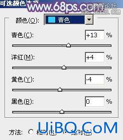 ps韩系非主流青蓝色教程