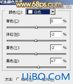 ps韩系红褐色非主流教程