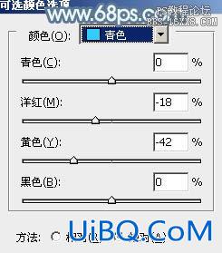 ps非主流淡青色外影照片