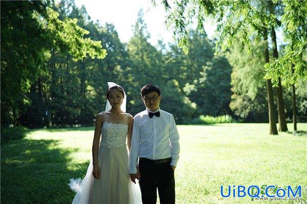 PS婚片调色教程：给情侣婚纱照调出漂亮的夏日小清新风格