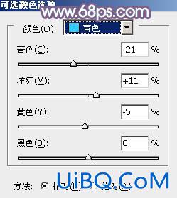 ps蓝色非主流婚纱照效果教程