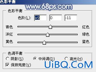 ps紫蓝色非主流效果教程